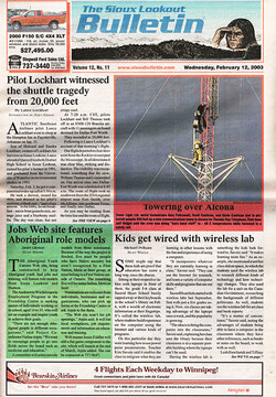 From the Archives:  Wednesday, February 12, 2003