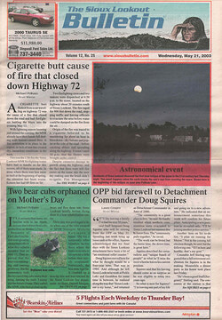 From The Archives:   Wednesday May 21, 2003