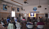 More than 20 Sioux Lookout and area residents watched short films that were created during the four-day imagineNative video-making workshop on July 26 at the Nishnawbe-Gamik Friendship Centre. - Jesse Bonello / Bulletin Photo