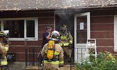 Sioux Lookout Fire Service members take part in a training exercise.    Bulletin File Photo