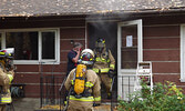 Firefighters participate in a training exercise on Sept. 26. - Photo courtesy Sioux Lookout Fire Department