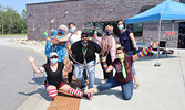 Firefly’s team on the day of Firefly Dance Party event. Top, from left: Donna Chabbert, Krista Marshall, Mohamed Elmoursi, Khadija Pippit, Andrea Dick. Bottom, from left: Stephanie Garrett and Myriam Bernier.      Reeti Meenakshi Rohilla / Bulletin Photo