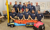 Lac Seuls’ Fire and Emergency Services Department pictured during the first response training. - Derek Ouellette / Submitted Photo