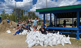 Mrs. Caul and Mr. Fairchild’s classes from Sacred Heart School. Photo courtesy of Sacred Heart School