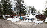 Flooding on Loon Lake Road, as observed on May 28. Tim Brody / Bulletin Photo
