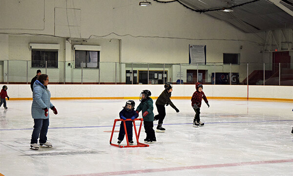 Free family skate features important message