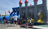 Sioux Looks Out for Paws and Fun-tastic Castles partnered to put on the Sioux Lookout FunFest, a fundraiser for the Sioux Lookout animal rescue.    Tim Brody / Bulletin Photo
