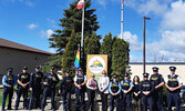 Members of the Sioux Lookout Ontario Provincial Police Detachment attended the Pride flag raising ceremony at the Municipal Office on June 1.     Submitted by Andrea Degagne