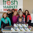 Local Sparks, Brownies, Guides and Pathfinders sold Girl Guide cookies at Fresh Market Foods in April. Back row from left: Kalyee Lucier – Guide and Evy Ward – Pathfinder. Middle row from left: Katie Duewel – Guider, Kendell Egerter – Brownie, Sarah Ward 