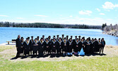 Pelican Falls First Nations High Schools’ graduating class of 2019. - Jesse Bonello / Bulletin Photo