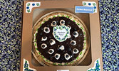 Darlene Angeconeb’s blueberry bannock pizza.     Sioux Lookout Blueberry Festival, Facebook Images