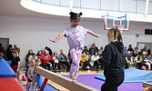 Members of the Sioux Lookout Gymnastics Club show off their skills in their End of Year Show.   Tim Brody / Bulletin Photo