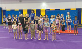 Gymnasts show off their talents during the Sioux Lookout Gymnastics Club’s year-end show.     Tim Brody / Bulletin Photo