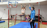 Members of the Sioux Lookout Gymnastics Club show off their skills in their End of Year Show.   Tim Brody / Bulletin Photo