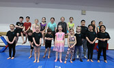Sioux Lookout Gymnastics Club gymnasts put on a show for family and friends on April 9.   Tim Brody / Bulletin Photo