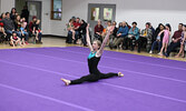 Members of the Sioux Lookout Gymnastics Club show off their skills in their End of Year Show.   Tim Brody / Bulletin Photo