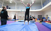 Members of the Sioux Lookout Gymnastics Club show off their skills in their End of Year Show.   Tim Brody / Bulletin Photo