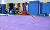 Gymnasts show off their talents during the Sioux Lookout Gymnastics Club’s year-end show.     Tim Brody / Bulletin Photo
