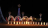 Judy Henrickson’s Christmas lights display at 698 Drayton Road.     Photo courtesy of Judy Henrickson