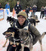 Jesse Terry with his sled dogs at the John Beargrease Sled Dog Marathon.       Photo courtesy of On The Land Sled Dogs