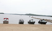 Boats make their way to the Town Beach where teams had their catches weighed in.   Tim Brody / Bulletin Photo