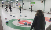 This year’s Knobby’s Memorial Funspiel attracted curlers from novice to veteran, with many teams made up of several generations of family. The event was by all accounts a great success again this year.    Mike Lawrence / Bulletin Photo