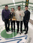 Team Poirier took first place in this year’s Knobby’s Memorial Funspiel. Team members were, from left: Glen Poirier, Kaitlyn Hannah, Drew Hannah, and Jenna Poirier.     Austen Hoey / Submitted Photo