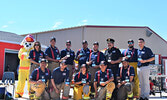 Lac Seul’s Fire and Emergency Services Department were presented, and recognized, with individual plaques during the official launch ceremony. - Jesse Bonello / Bulletin Photo