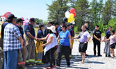 Those in attendance for the ceremony had the opportunity to meet the new Fire and Emergency Services Department. - Jesse Bonello / Bulletin Photo