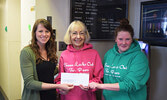 From left: Legion General Manager Polly McCarty, Joan Dykes, and Danielle Dykes. - Jesse Bonello / Bulletin Photo