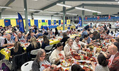 Approximately 150 people attended this year’s Lobsterfest dinner and dance.   Tim Brody / Bulletin Photo