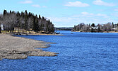 Below-average water levels on Lac Seul, and potentially surrounding bodies of water such as Pelican Lake (pictured), have been the result of dry conditions in 2020 thus far. - Jesse Bonello / Bulletin Photo