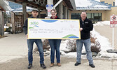 March draw winners, from left: Rick Young, Meredith Culham and Jody Morin. Reeti Meenakshi Rohilla / Bulletin Photo