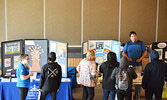 A variety of local organizations had booths and resources on display for students at the Mental Wellness Fair, which was in the Sioux North High School cafetorium. - Jesse Bonello / Bulletin Photo