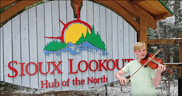 Sioux Lookout violinist Meritt Penner featured in TBSO’s virtual concert 