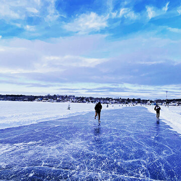 NHL features Sioux Lookout Skating Trail on social media 
