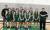 The SNHS Warriors junior girls basketball team.   Tim Brody / Bulletin Photo