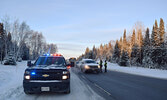 Ontario Provincial Police conduct the Festive R.I.D.E. campaign in Sioux Lookout in 2018. - Bulletin File Photo
