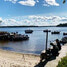 Audience members take in the concert on the dock from the shore as well as their boats.  - Submitted Photos