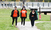 Area residents participate in this year’s Orange Shirt Day Walk on Sept. 30. - Tim Brody / Bulletin Photos