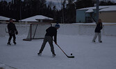 Kids in Sioux Lookout took advantage of their holiday break as they laced up their skates and took to the outdoor rink just across from the Sioux Lookout Golf and Curling Club. - Jesse Bonello / Bulletin Photo