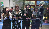 Pelican Falls First Nations High School students were recognized for their academic and athletic achievements this past school year on April 3.     Tim Brody / Bulletin Photo