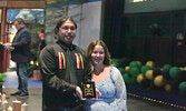 Pelican Falls First Nations High School students were recognized for their academic and athletic achievements this past school year on April 3.     Tim Brody / Bulletin Photo