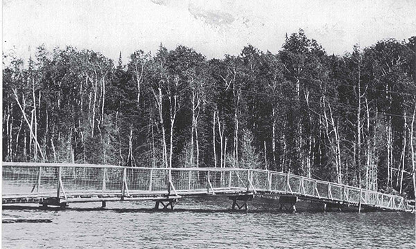 Pic of the Past: Float Bridge over Vermilion River