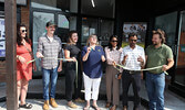 From left: PACE Chair Michelle Price, Rock Front Family Farm owner and operator Tyler Bernier, Lama Self Care Centre owner and operator Lauren Allan, PACE Executive Director Shannon Wogenstahl, Sioux Physiotherapy owners and operators Sandhya Aiyer and Su