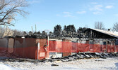 The fire was contained to one wing of the building resulting in the loss of 11 apartments. The remaining 26 apartments have been saved.   Tim Brody / Bulletin Photo