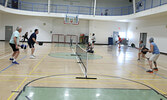 Nine players took part in the Winter Festival Pickleball Tournament at the Rec Centre on March 1.   Tim Brody / Bulletin Photo