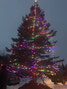Pikangikum First Nation celebrated its connection to the provincial power grid with the lighting of a community Christmas tree. - Kenora MP Box Nault Submitted Photo