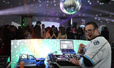 Volt Entertainment DJ Slip (AKA Jason Bailey) helps make Prom 2022 a night to remember.   Tim Brody / Bulletin Photo