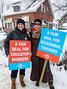 Sioux Mountain Public School educators joined schools across the Keewatin-Patricia District School Board during strike action on Jan. 27. - Jesse Bonello / Bulletin Photo